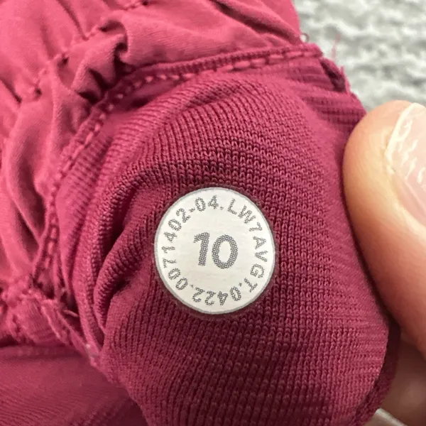 Lululemon Hotty Hot Shorts Low Rise 2.5" Pomegranate Pink Athletic Women's 10 - Image 5