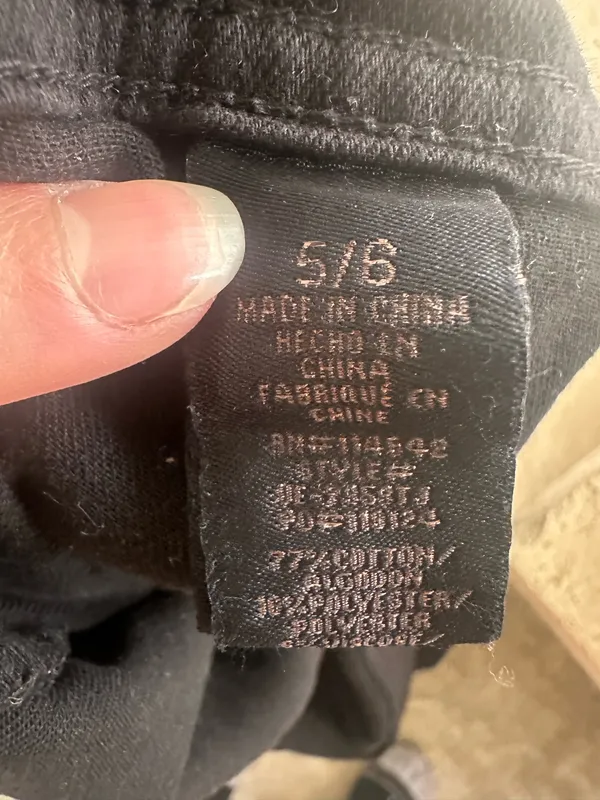 Black overalls Size 4 - Image 4