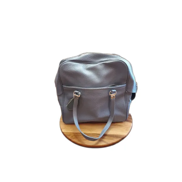 Vintage Sears, Roebuck and Company Luggage Bag Carry On Travel Bag Tote Baby Blu - Image 3