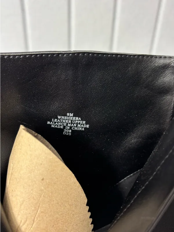 Nine West Black Sheeba Pointed‎ Leather Upper Ankle Booties size 9M  NEW - Image 5