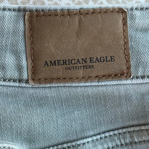 American Eagle Green Next Level Stretch Hi-Rise Jegging size 4 - Image 9