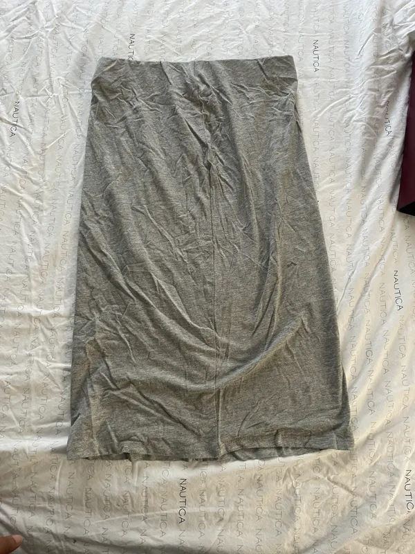 Pencil Skirt Size Medium Gray - Image 2
