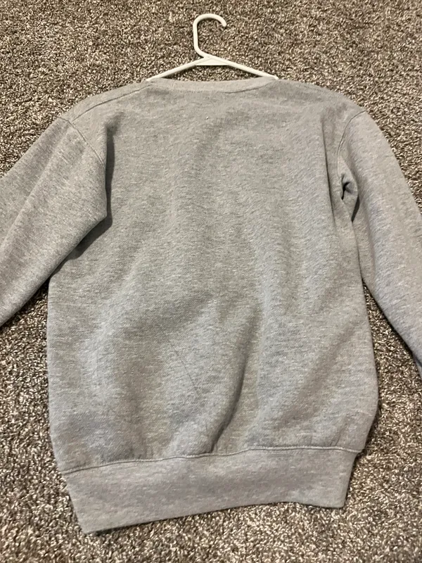 USA embroidered Hoodie Gray - Image 3