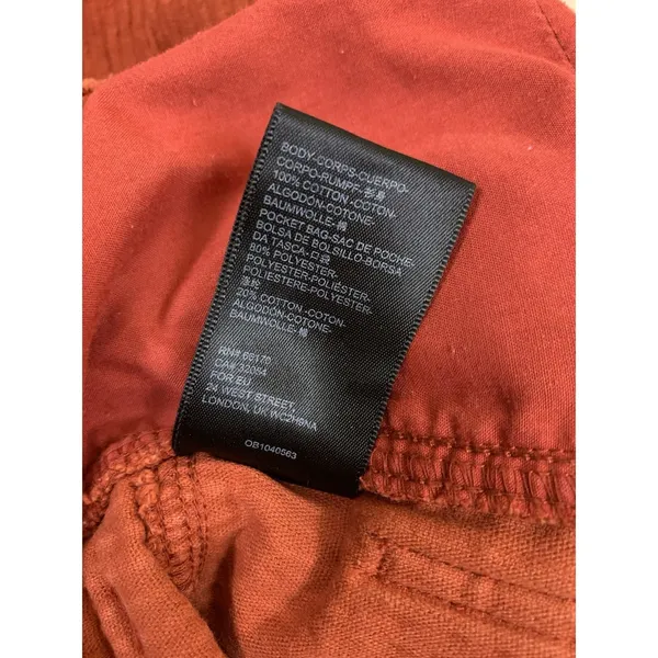 BDG Urban Outfitters Rust‎ Wide Leg Corduroy Cropped Pants Retro 25 - Image 4