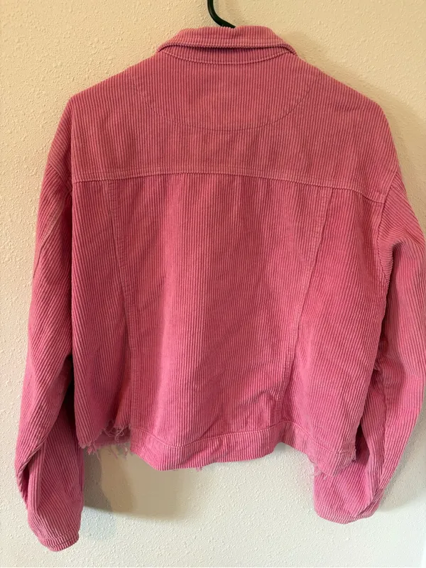 POL Women’s Pink Corduroy Jacket - Image 2