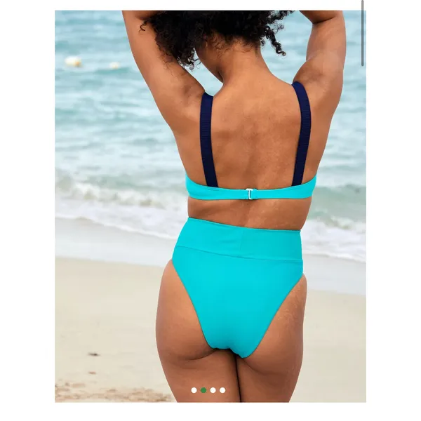 Aerie Bikini Bottom Cheeky - Green Size Small - Image 3