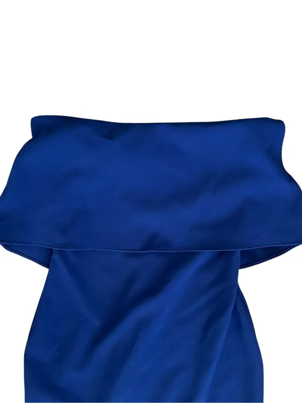 Likely Revolve Women’s Driggs Strapless Ruffle Bust Bodycon Blue Midi Dress Sz 0 - Image 3