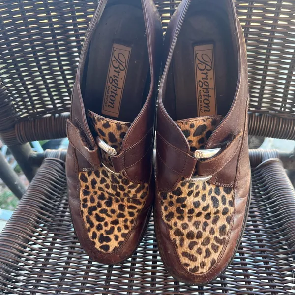 Brighton Leopard Haircalf Leather Loafers - Image 3