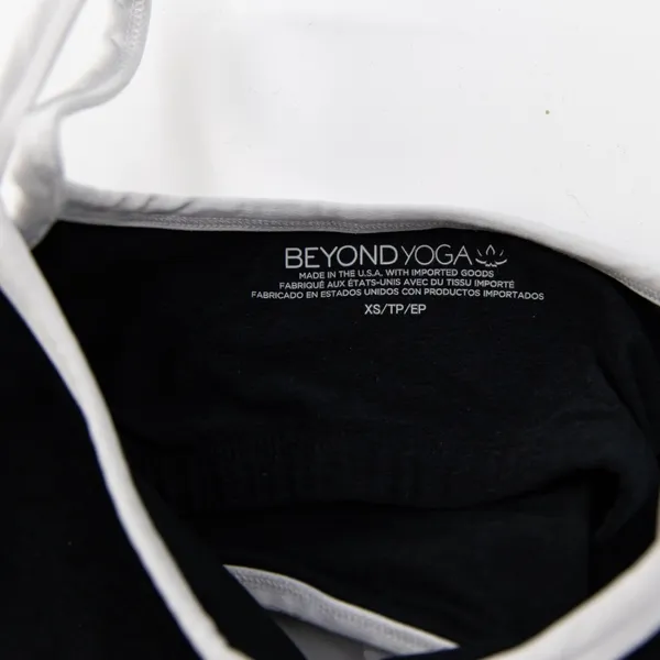 Beyond Yoga Spacedye New Moves High Cropped Tank Sports Bra Darkest Night XS - Image 2