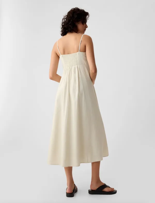 Gap LINEN BLEND MIDI DRESS - Image 2