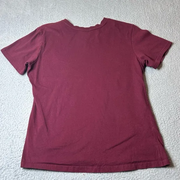 Virginia Tech Top Womens XL Maroon Nike Short‎ Sleeve Crew Neck Pullover Tees - Image 4