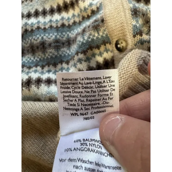 Eddie Bauer Collectibles Sz XXL‎ Button Down Cardigan Sweater Rabbit Hair Blend - Image 10