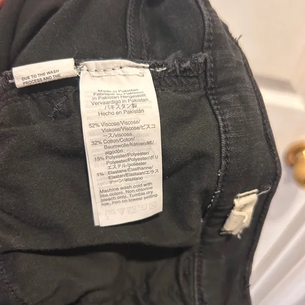 Madewell Roadtripper‎ Faded Black Skinny Jeans Women Size 32 Grunge Whimsigoth - Image 10