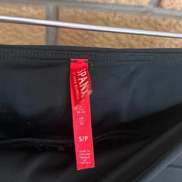 SPANX Faux Leather Leggings Black Women’s Size Small 2437 - Image 5