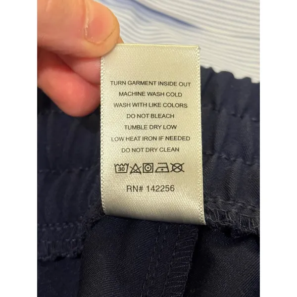 FIGS Zamora Jogger Scrub Pants Womens Medium Navy Blue Technical Cargo W20SW2028 - Image 6