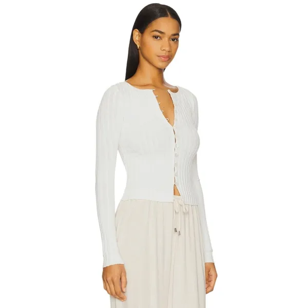 Free People Tilly Long Sleeve Top in Ivory X-Small New Womens - Image 2