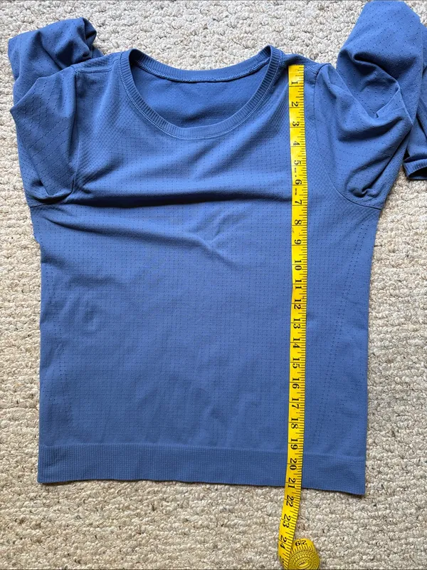 Long Sleeve Crewneck Top in Dusty Blue - Image 7