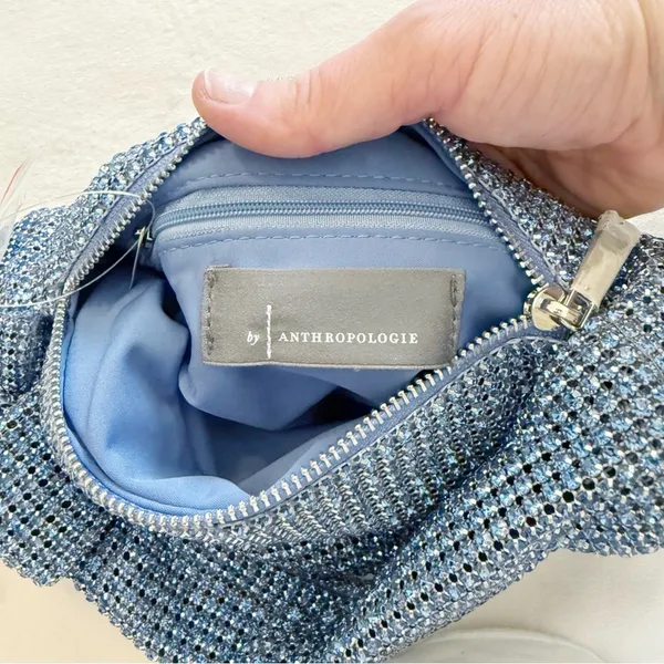 NWOT Anthropologie Rhinestone Mini Bag - Image 3