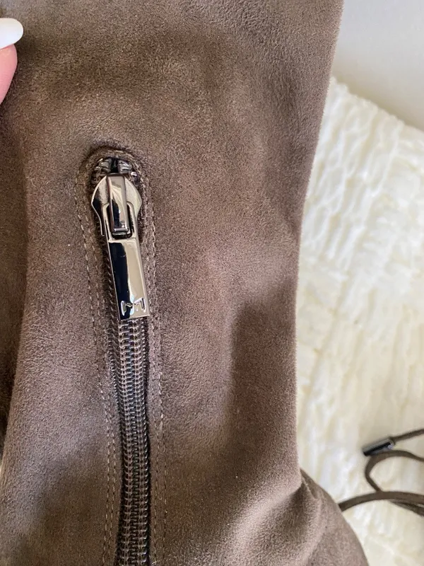 Mark Fisher LTD OTK Yakira Brown Suede Boot Women’s Size 8.5 NEW - Image 4