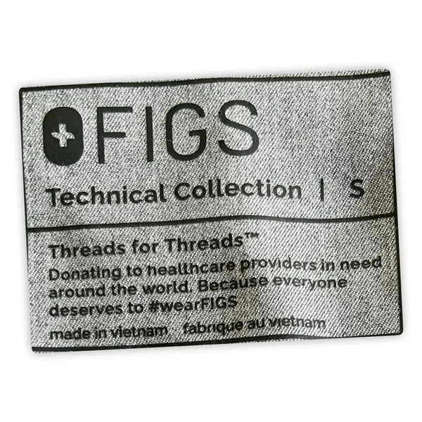 FIGS Gray Scrub Top Women's Small V-Neck Medical Uniform Healthcare Tee - Image 4