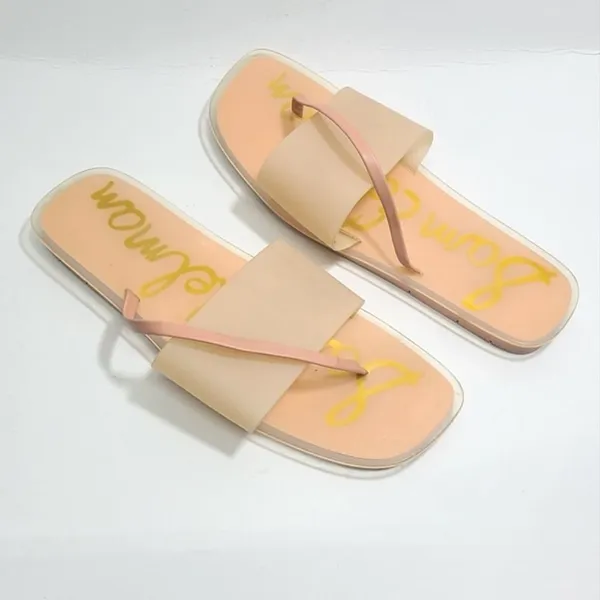 Sam Edelman‎ Luciana Flats Slip On Jelly Sandals Womens 10 Blush Pink - Image 2