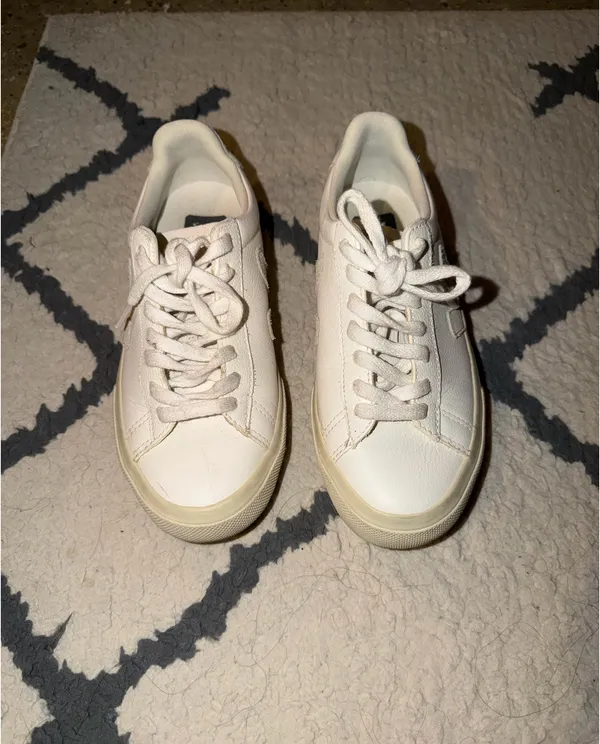 VEJA White leather Sneakers - Image 3