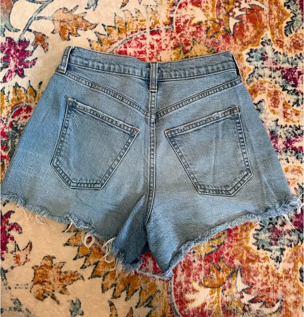 blue jean shorts - Image 2
