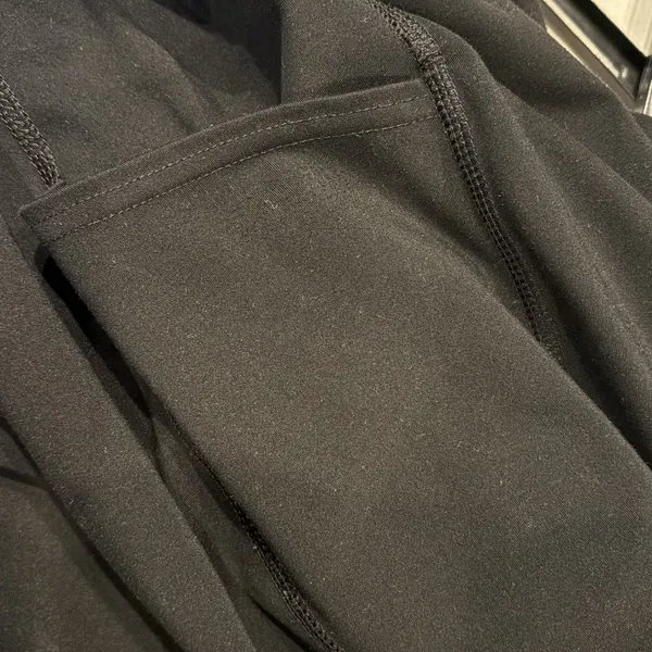 American Eagle Outfitters High Rise Leggings Stretch Pull-On Black Size Large - Image 4