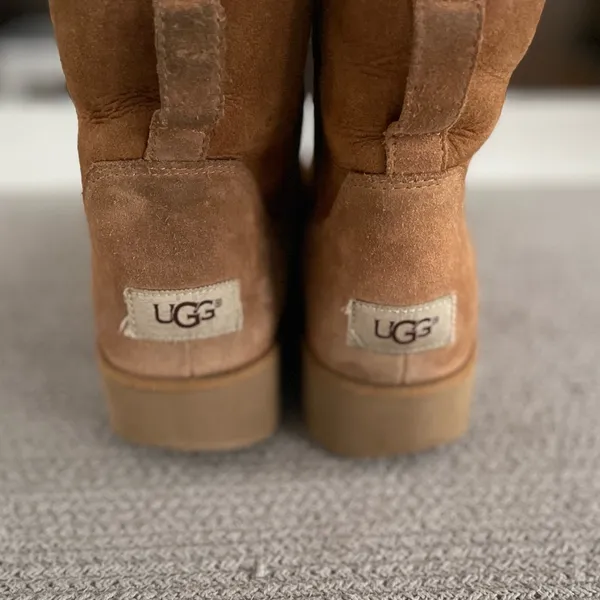 UGG Kristin Wedge Boot Bootie in Chesnut Tan Brown Size 8.5 - Image 3