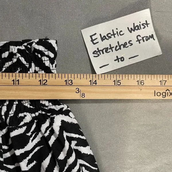 Ninexis Womens Size Medium Zebra Print Knit Maxi Slit Skirt Resortwear Mobwife - Image 12
