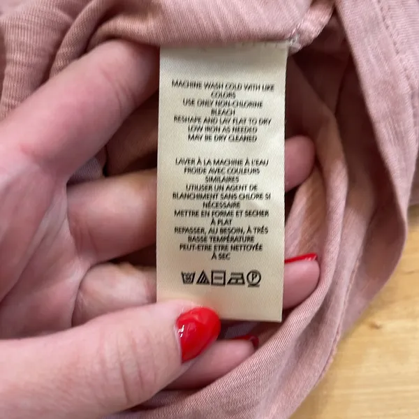 Anthropologie V Neck Lace Wedge Tee - Image 4