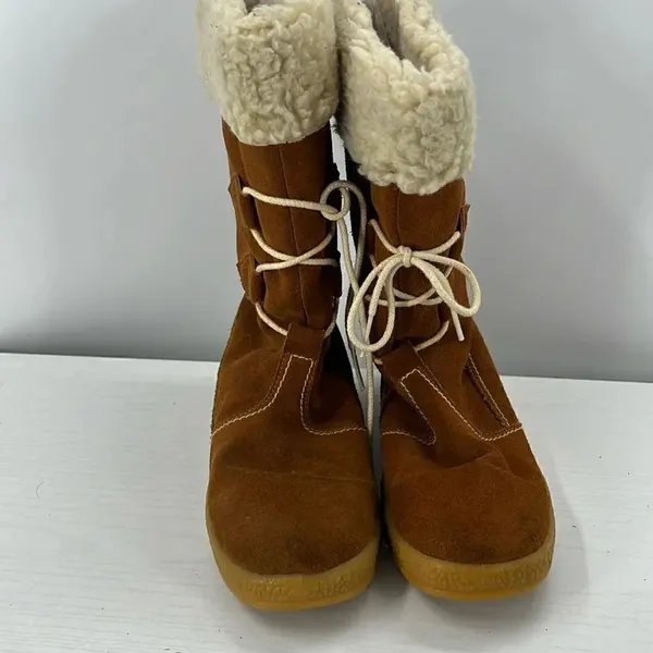 Yodelers women’s suede upper winter warm boots 9 - Image 3