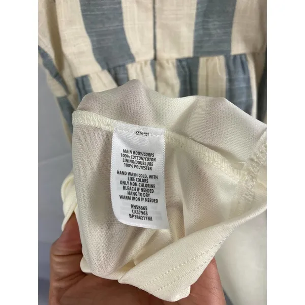 BP cotton striped woven dress - Image 5