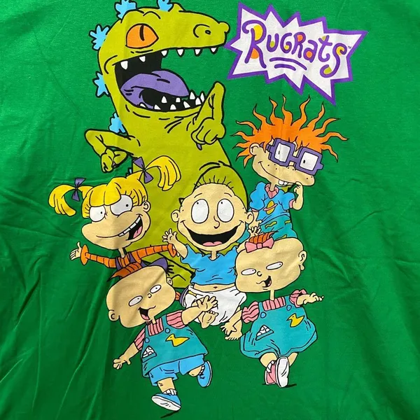 Nickelodeon Rugrats with Reptar T-Shirt 2XL - Image 2