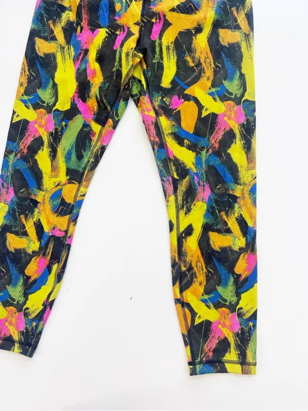 lululemon Wunder Train High-Rise Tight 25" - Undertone Black Multi - Size 12 - Image 7