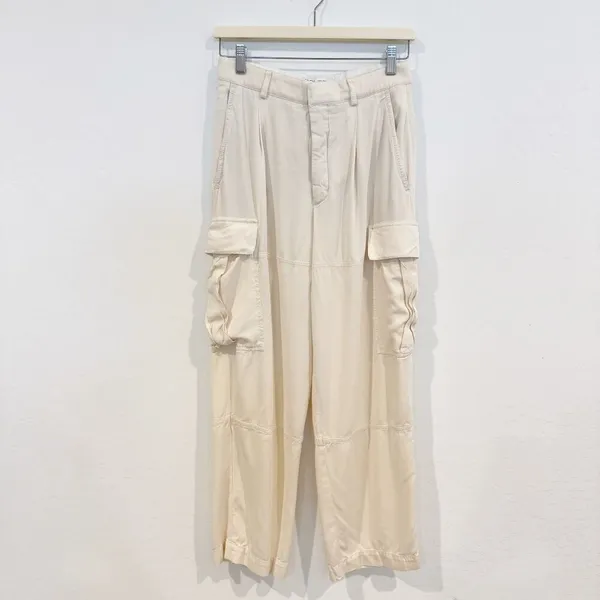Zara Wide Leg Cargo Pants Small‎ Street Wear Baggy Chic Business Casual Utility - Image 3