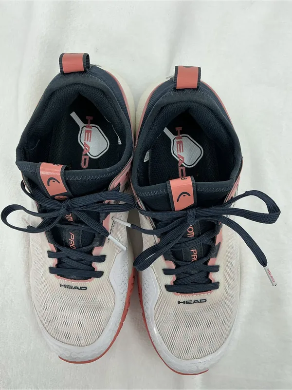 Head Women's Athletic Tennis Shoes in White, Coral & Black B22 - Image 3