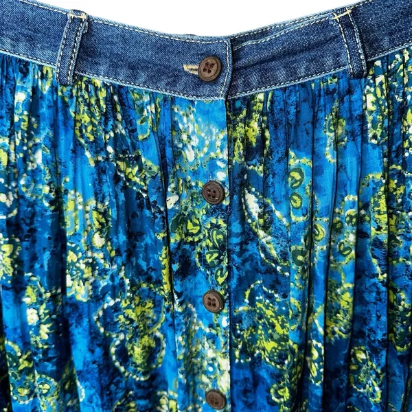 Vintage St. John's Bay Broomstick Maxi‎ Skirt 8 | Boho Festival Coastal Cowgirl - Image 3