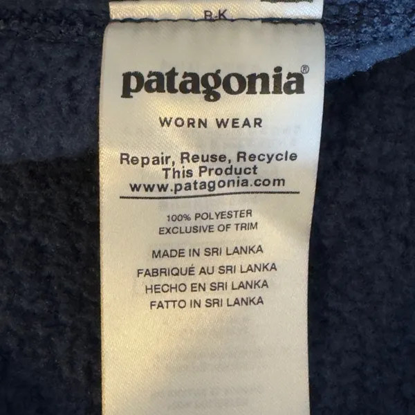 3009 | NWT Patagonia Better Sweater Full Zip Jacket Navy Womens S *Embroidered* - Image 9