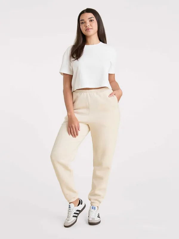 Nuuds Classic Sweatpant Jogger Bone Ivory Cotton S - Image 12