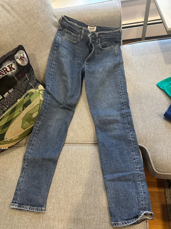 AGOLDE Merrell Mid-Rise Straight Jeans - Image 2