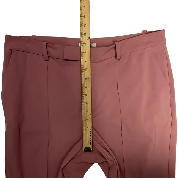 Madewell The Fairbanks Straight Leg Pant Woodrose Pink Size 16 - Image 8
