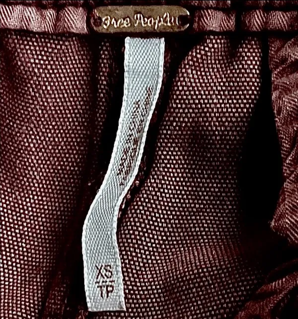 Free People NWOT Margate Pleated Paperbag Waist Burgundy Drawstring Pants, XS - Image 12