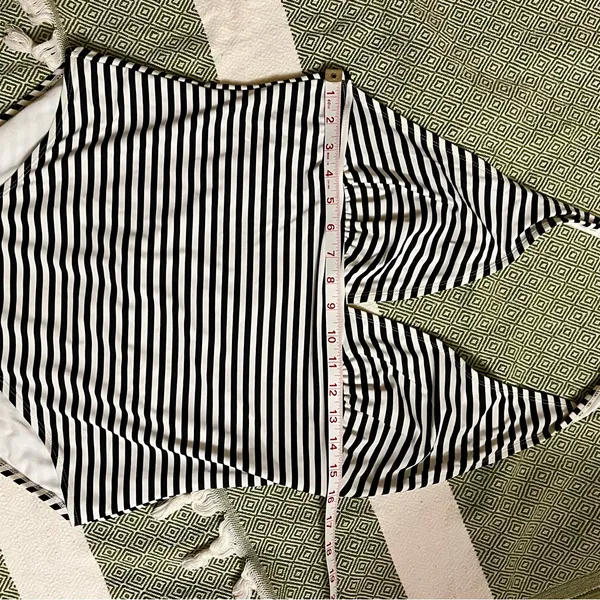 Old Navy•B&W Striped Halter One-Piece Sz XL - Image 2