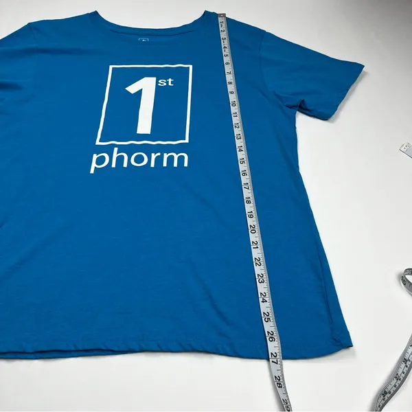 1st Phorm Legion of the Boom Womens Size 2XL Blue‎ Short Sleeve Shirt Health - Image 5