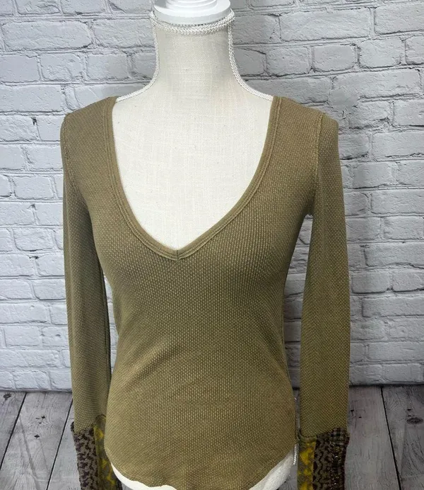We the free free people art cuff top size xs - Image 11