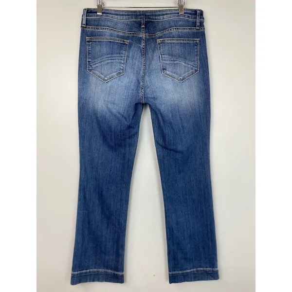 DRIFTWOOD Kelly Classic Bootcut Button Fly Medium Wash Faded Denim Jeans Size 32 - Image 2