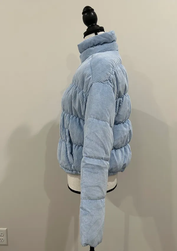 Corduroy Puffer Jacket - Image 3