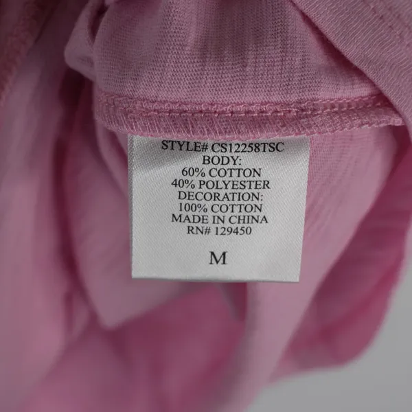 Como Vintage Sleeveless Tank‎ Top V Neck Shirt Womens M Pink New Tractor Supply - Image 7