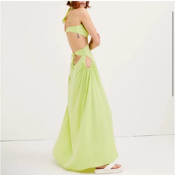 NWT‎ For Love & Lemons Toni Cut Out Maxi Dress Sz Small $297 - Image 9